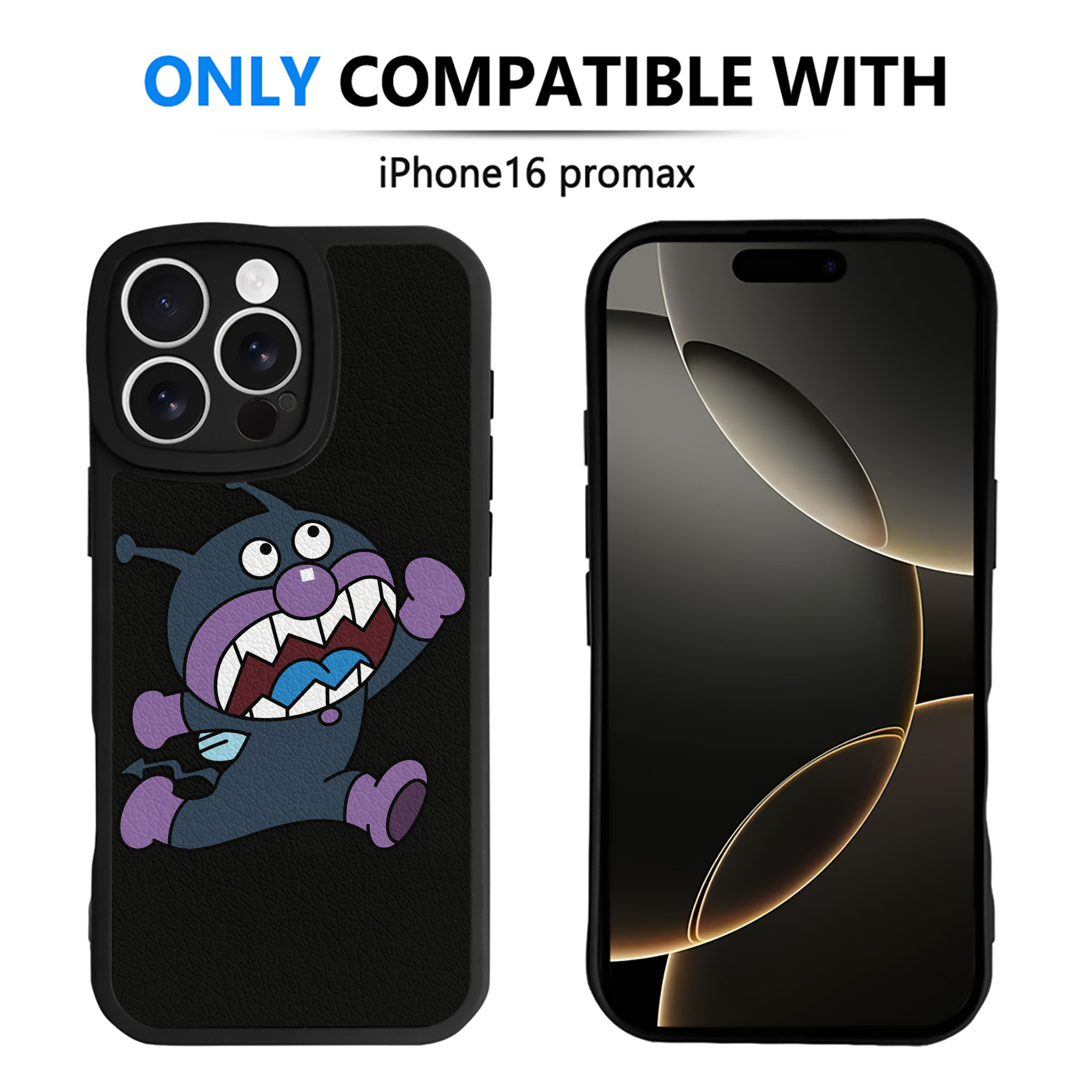 （画像用） アンパンマン Anpanman 【iPhone 16シリーズ対応】シリコンスマホケース（レザー調） 材質：シリコン